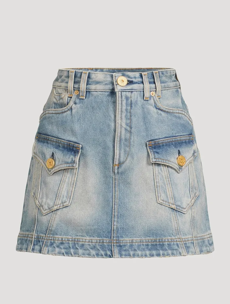 Denim Mini Skirt