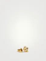 Mix & Match 14K Gold Heart Diamond Stud Earring