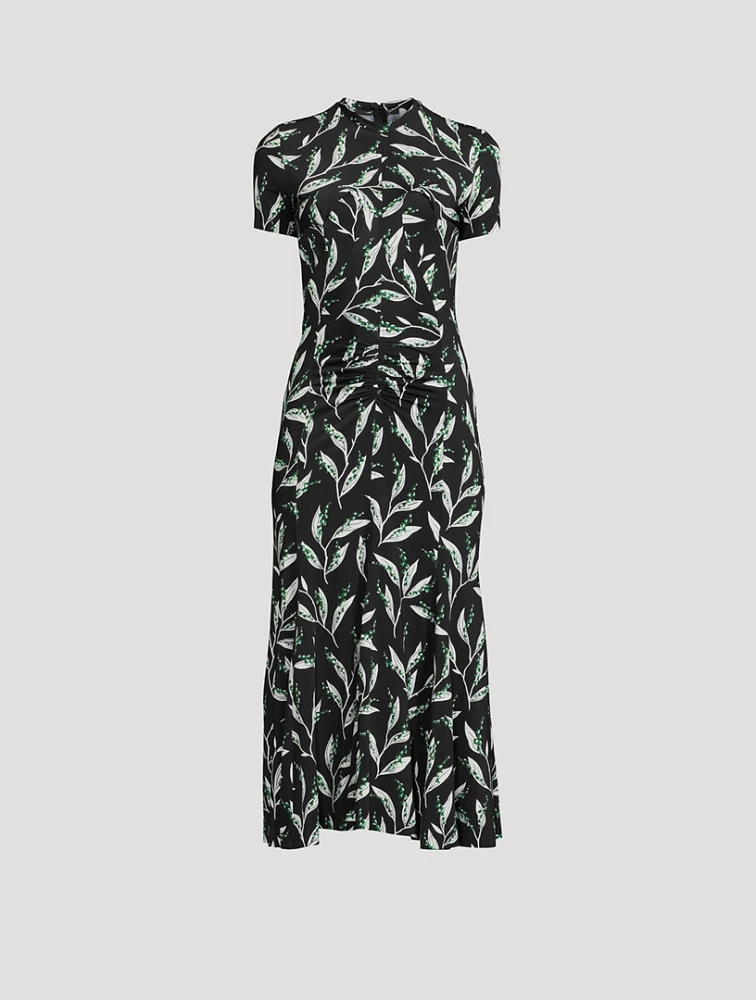 Midi Dress Thrush Print