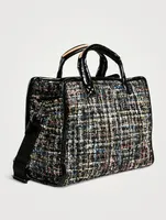 Medium Metro Box Tweed Tote Bag