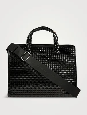 Medium Box Woven Tote Bag