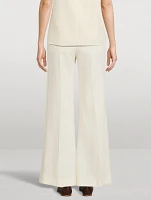 Linen Flared Trousers