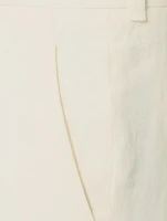Linen Flared Trousers