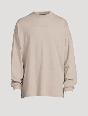 Cotton Logo Long-Sleeve T-Shirt