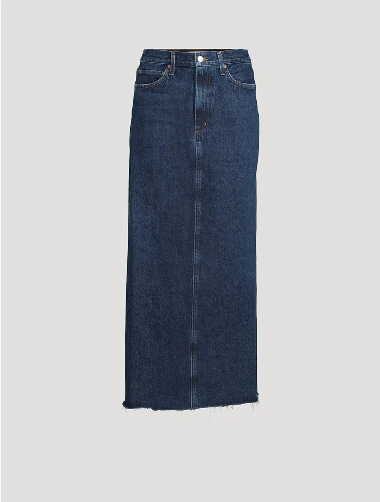Hilla Denim Maxi Skirt