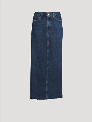 Hilla Denim Maxi Skirt