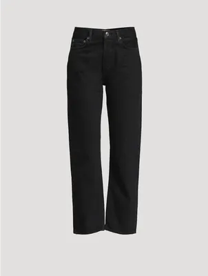 90s Pinch Waist Straight Jeans