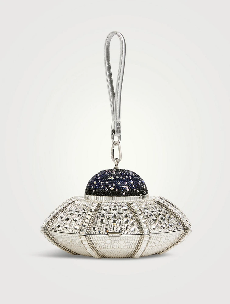 UFO Orbiter Crystal Clutch