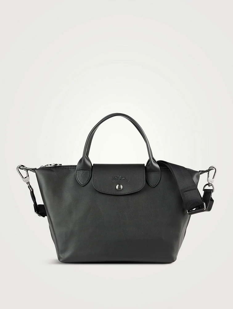 Small Le Pliage Xtra Leather Top Handle Bag