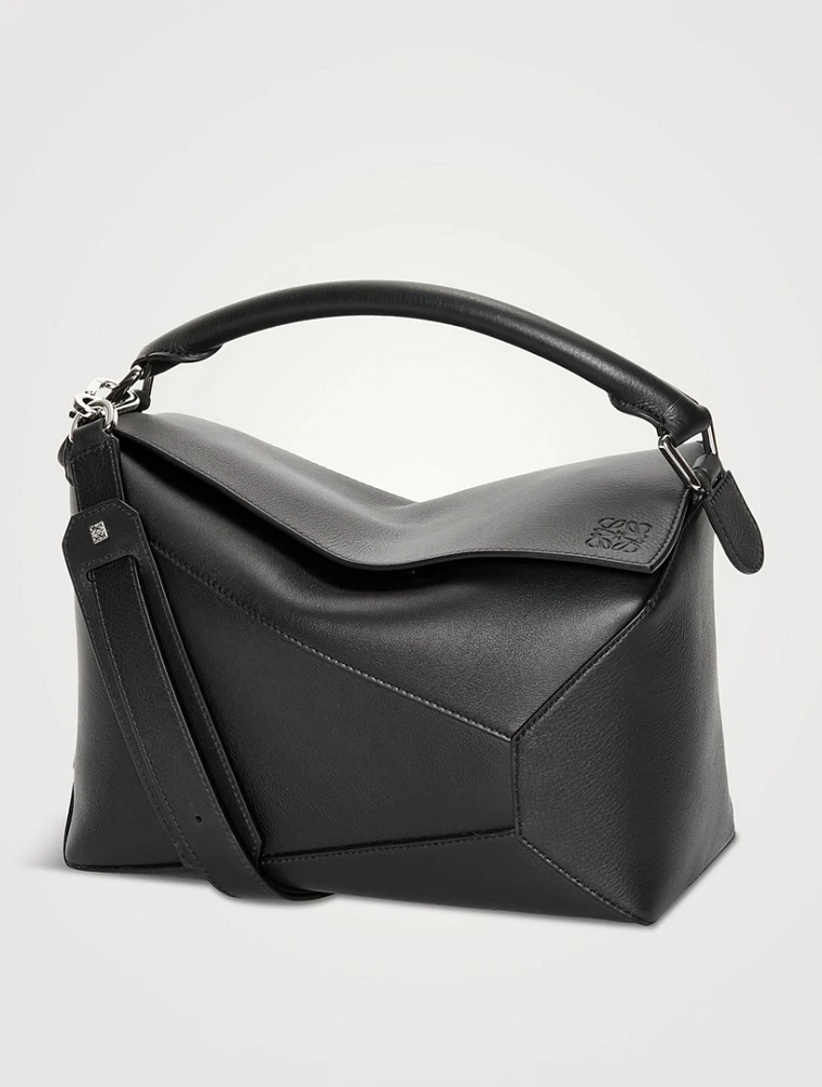 Medium Puzzle Edge Leather Bag