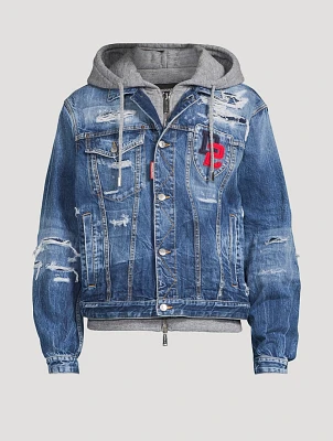 Distressed Denim Jacket