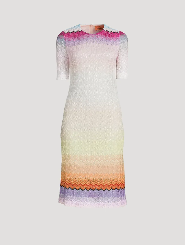 Short-Sleeve Midi Dress
