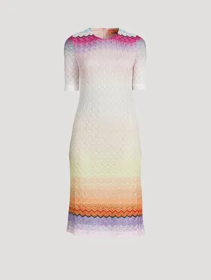 Short-Sleeve Midi Dress