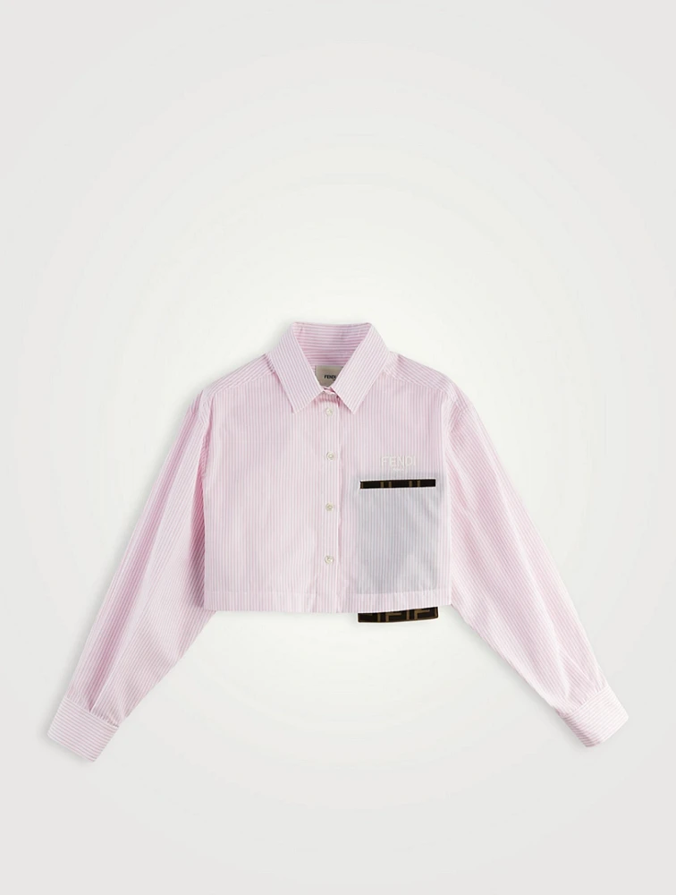 Cotton Shirt Striped Print