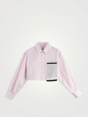 Cotton Shirt Striped Print