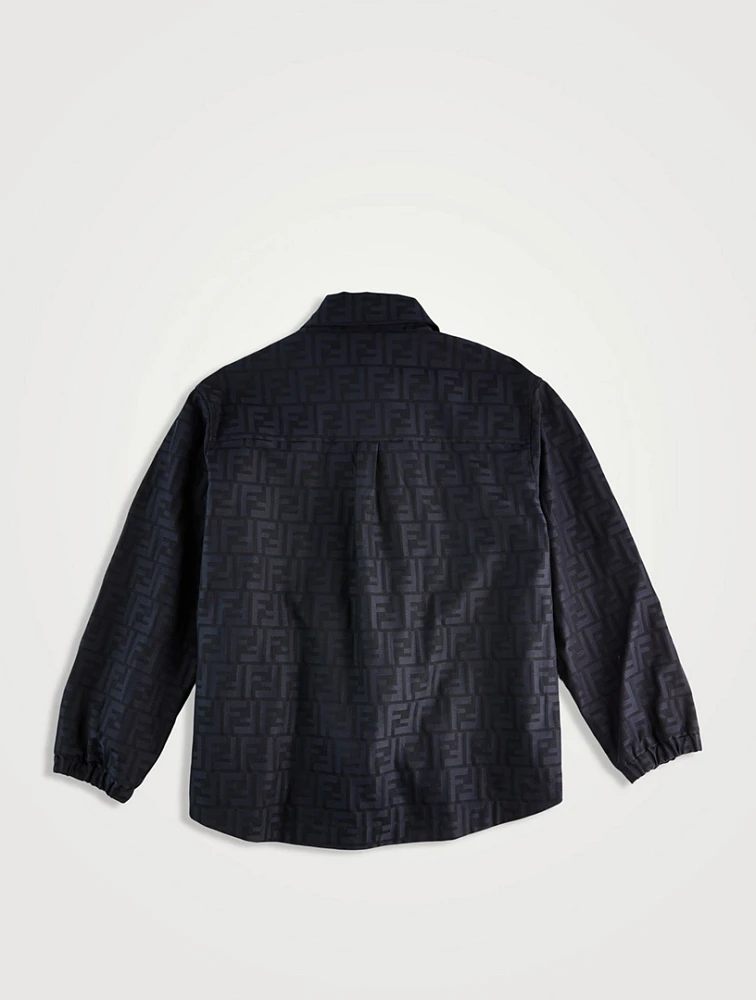 Cotton Shirt Jacket FF Print