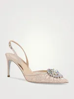 Barbara Mesh Slingback Pumps