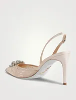 Barbara Mesh Slingback Pumps