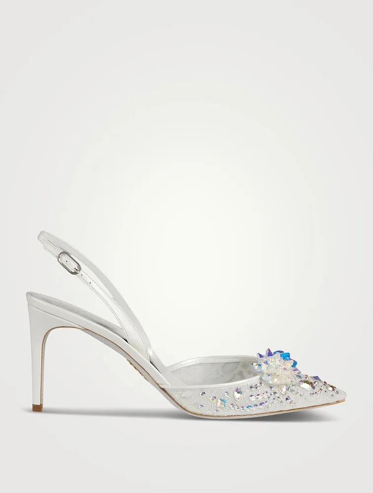 Cinderella Crystal Lace Pumps