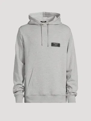 Cotton Hoodie With Label