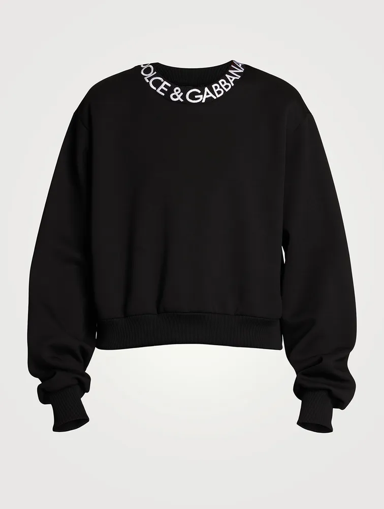 Cotton-Blend Logo Sweatshirt