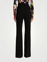 Jersey Milano Rib Flared Pants