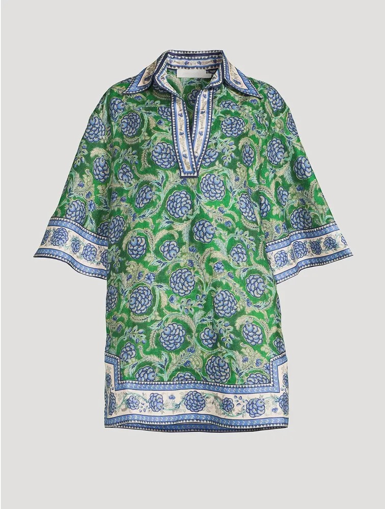 Junie Printed Linen Tunic