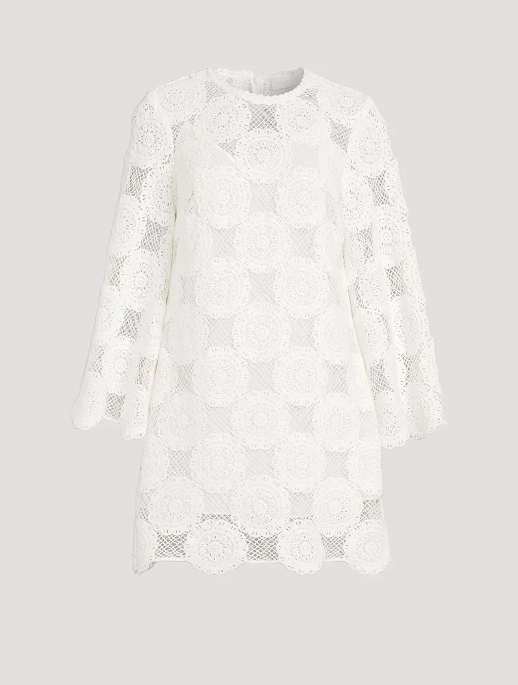 Junie Crochet Shift Dress