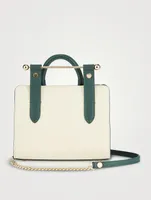 Nano Bicolour Leather Tote Bag