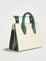 Nano Bicolour Leather Tote Bag