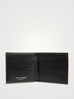 Leather Graffiti Billfold Wallet