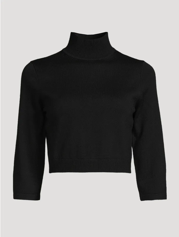 Cropped Wool Sweater