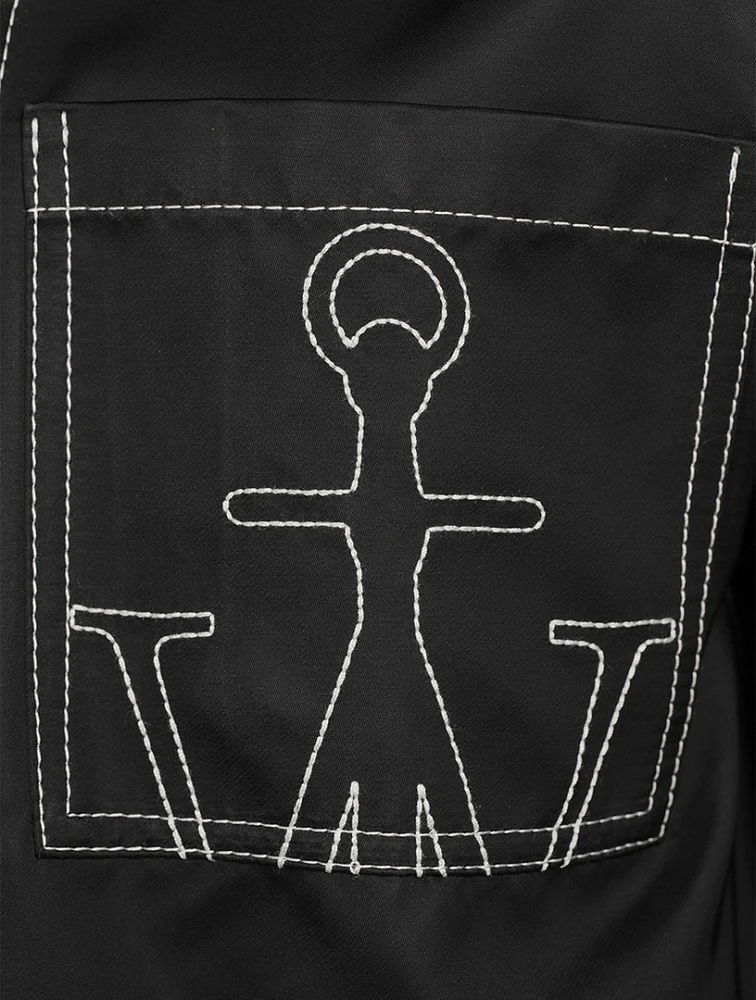 Nylon Logo Workwear Jacket