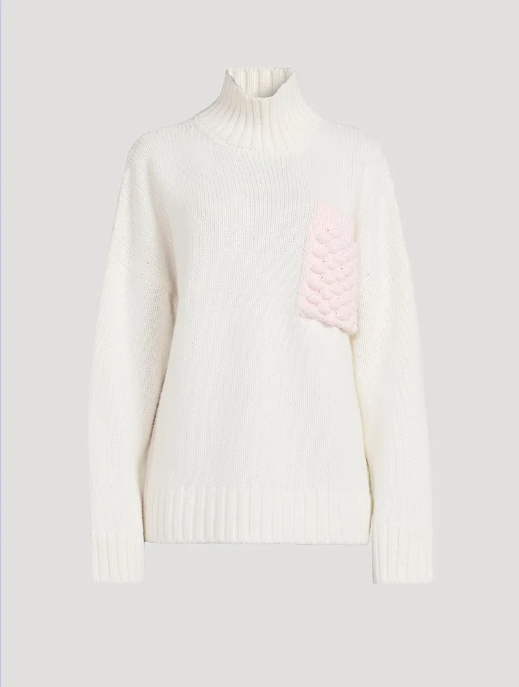 Mockneck Pocket Sweater