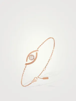 Lucky Eye 18K Gold Bracelet With Diamonds