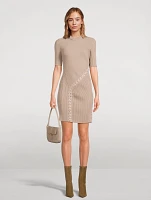 Gilly Lace-Up Mini Dress
