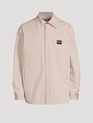 Technical Cotton-Blend Overshirt