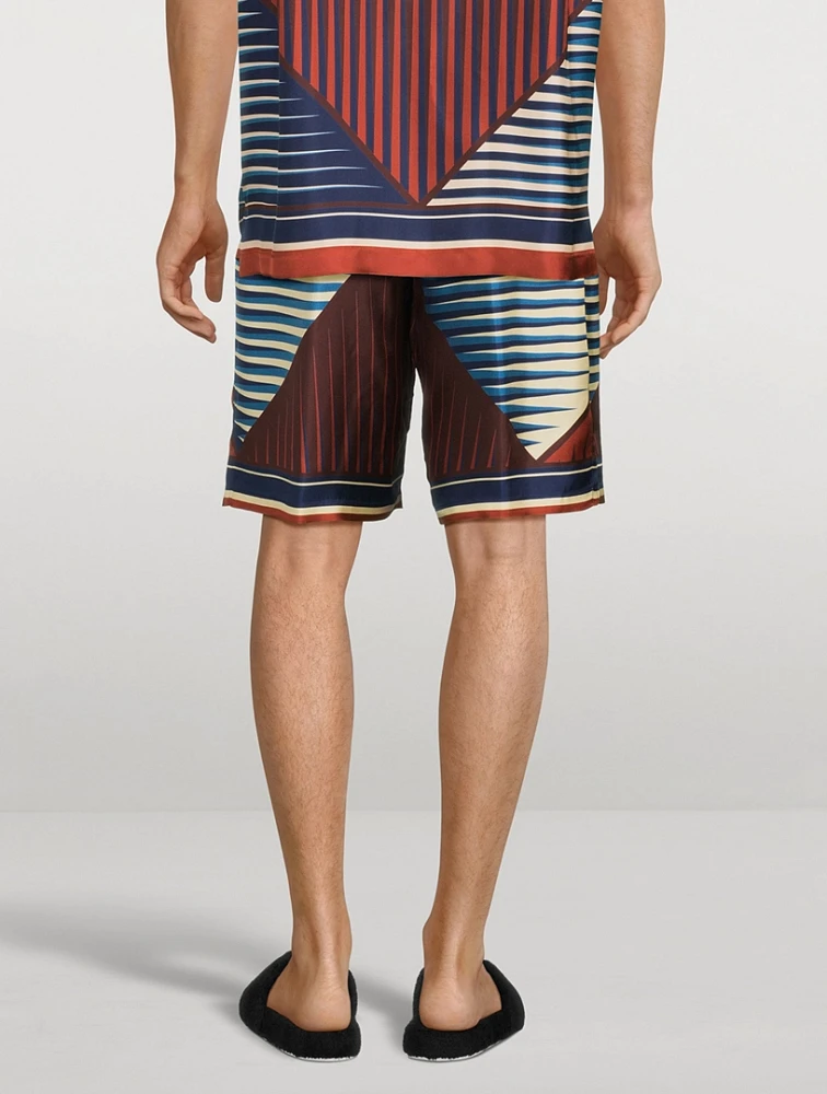 Sartoriale Silk Shorts