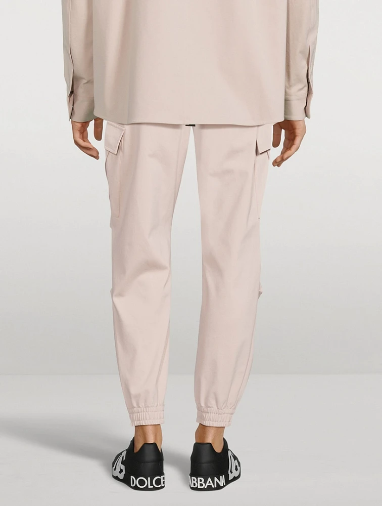 Cotton-Blend Cargo Pants
