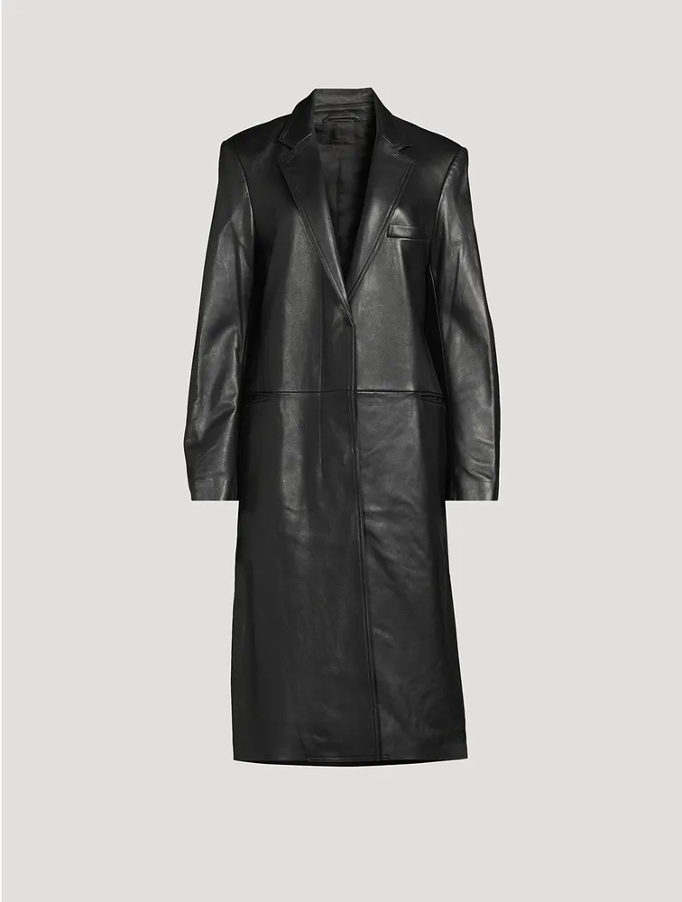 Tailored Leather Coat