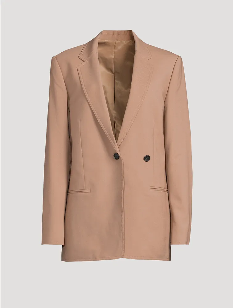 Single Double-Breasted Blazer