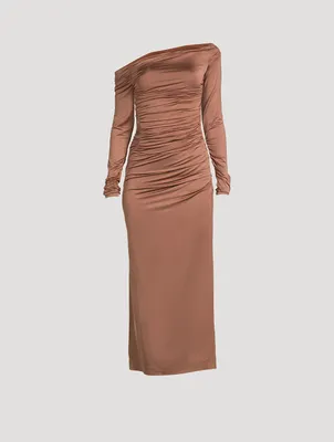 Off-The-Shoulder Maxi Dress