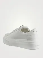 City Leather Platform Sneakers