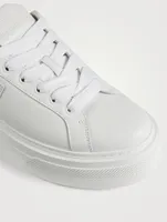 City Leather Platform Sneakers