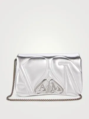 Mini The Seal Metallic Leather Shoulder Bag