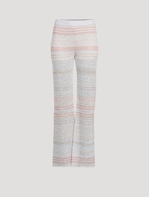 Sequin Mesh Trousers