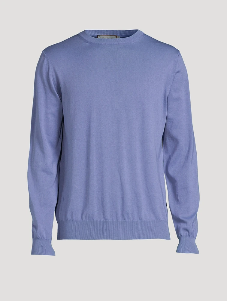 Crewneck Cotton Sweater