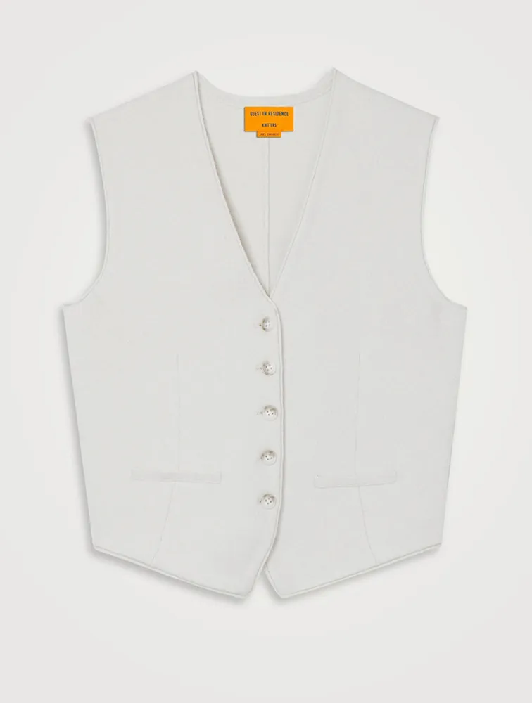 Tailored Cashmere Vest