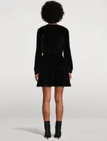 Audrey Velvet Mini Dress