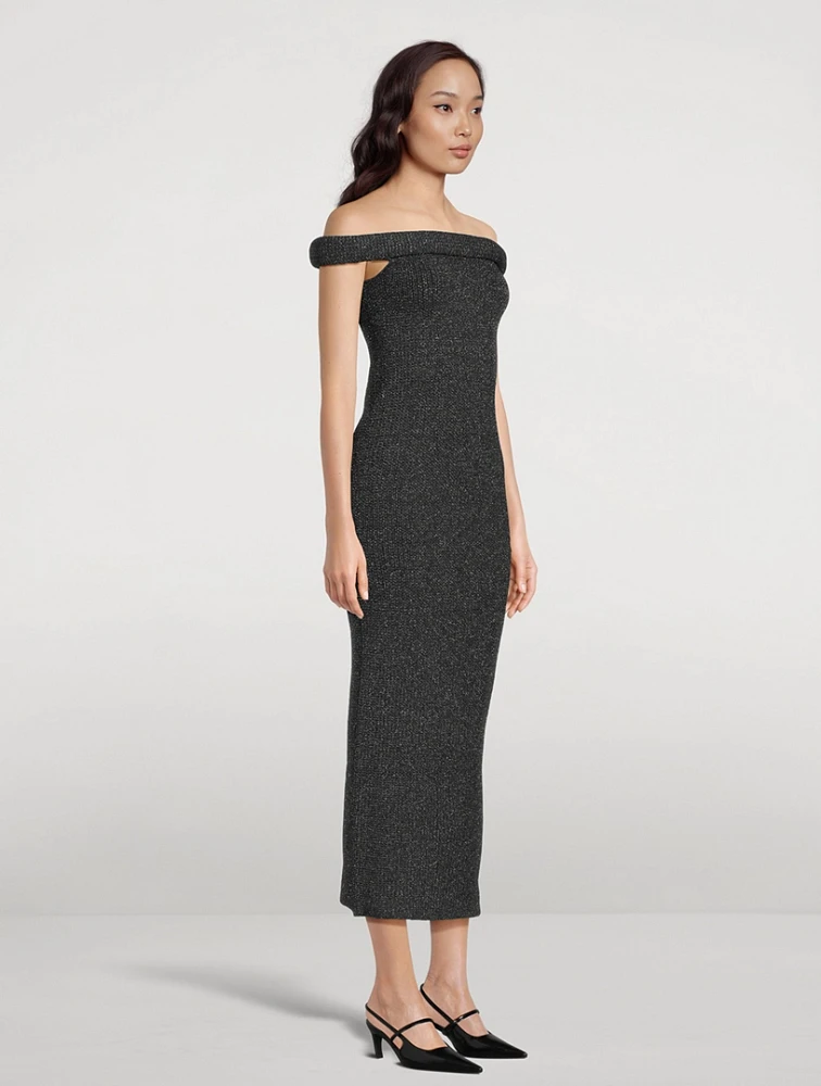 Off-The-Shoulder Maxi Dress
